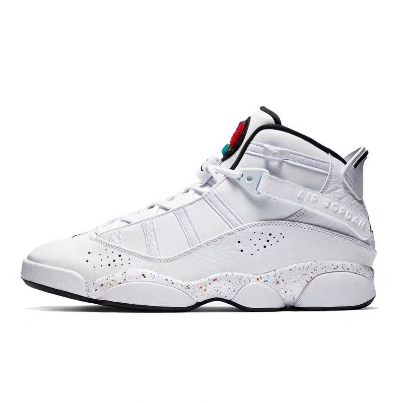 Air Jordan 6 Rings 白色泼墨