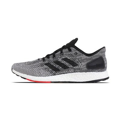 adidas Pure Boost DPR Black White 灰黑/荧光红