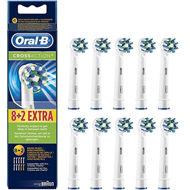 Oral-B 欧乐B CrossAction 替换刷头 10支装