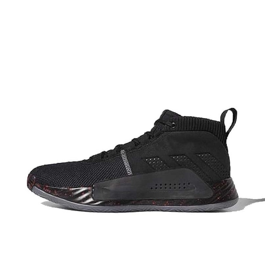 adidas Dame Lillard 5 Core Black/Grey 黑色