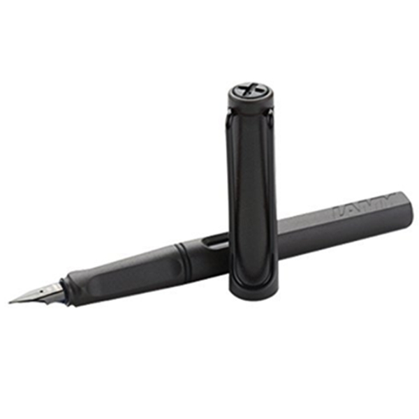 LAMY 凌美 safari狩猎者F尖(标准)墨水笔(钢笔)磨砂黑