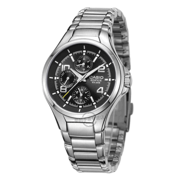 Casio/卡西欧 EDIFICE商务钢带指针手表
