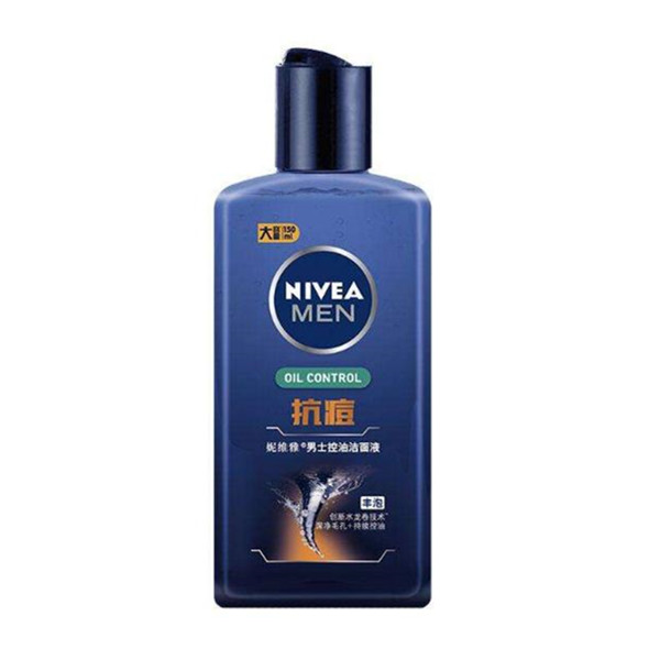 妮维雅 水龙卷 男士控油抗痘洁面液 150ml