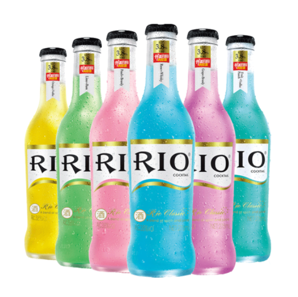 RIO锐澳鸡尾酒微醺洋酒预调酒果酒混合装275ml*6瓶