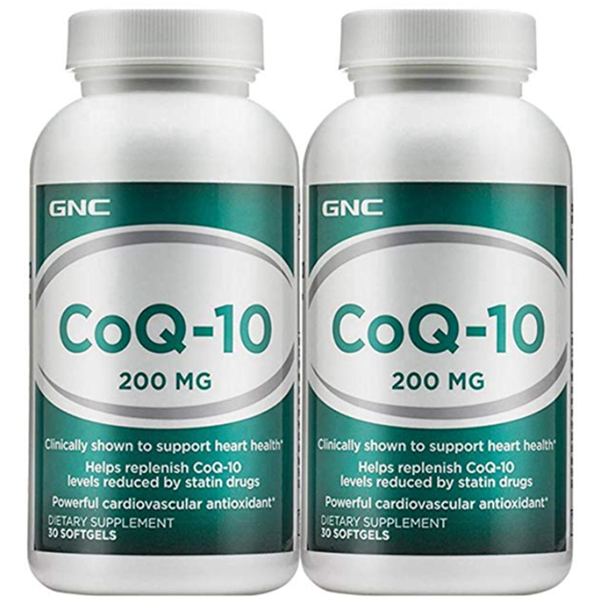 GNC 健安喜 辅酶Q10软胶囊 100mg*60粒/瓶2瓶