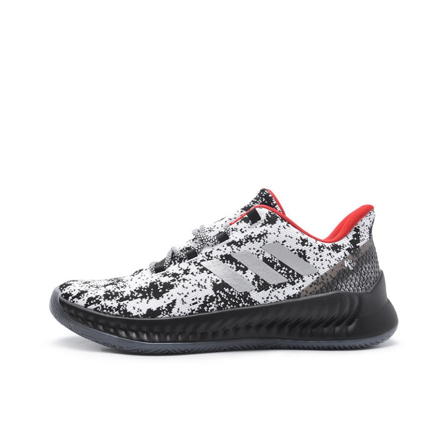 adidas Harden B/E 2 Black/White/Red 黑白泼墨