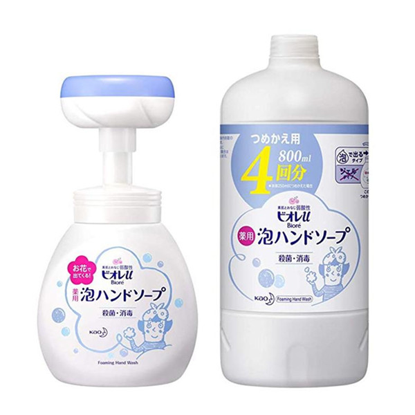 Kao 花王 泡沫印章洗手液 250ml+800ml