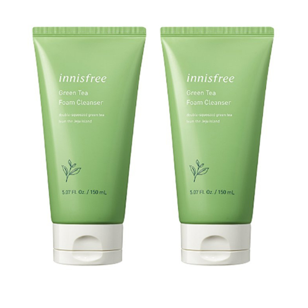 innisfree悅詩風吟綠茶洗面奶150毫升2支裝