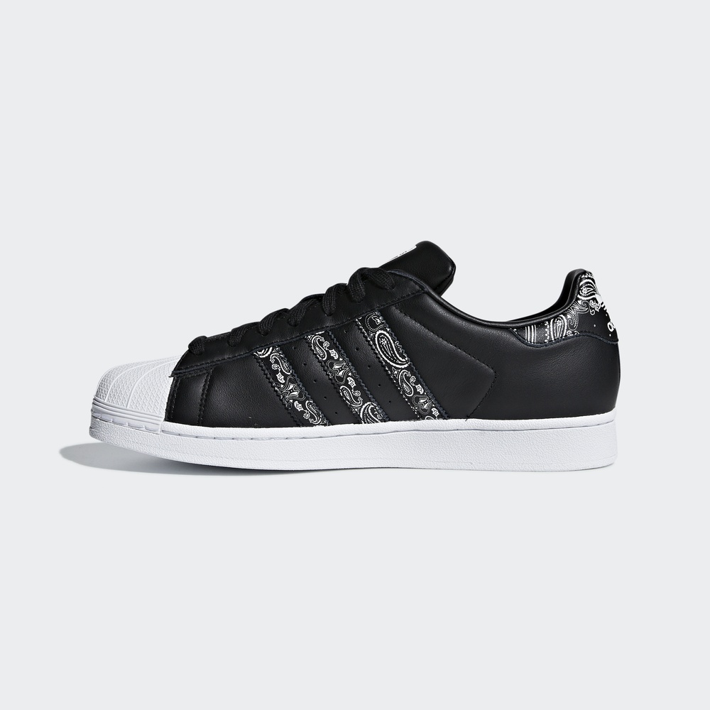 adidas Originals Superstar 黑白/暗纹