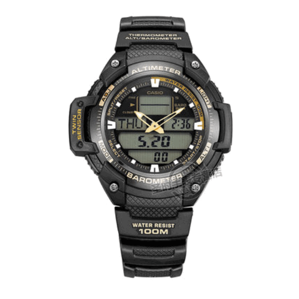 Casio/卡西欧 SPORTS 户外登山双显石英男表