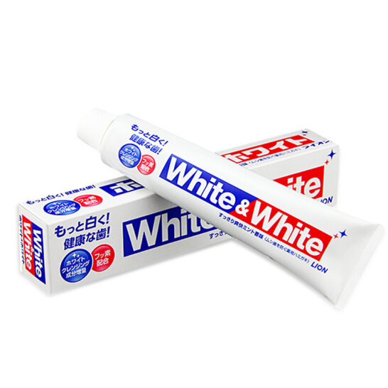 狮王 White&white 美白牙膏 150g*2支