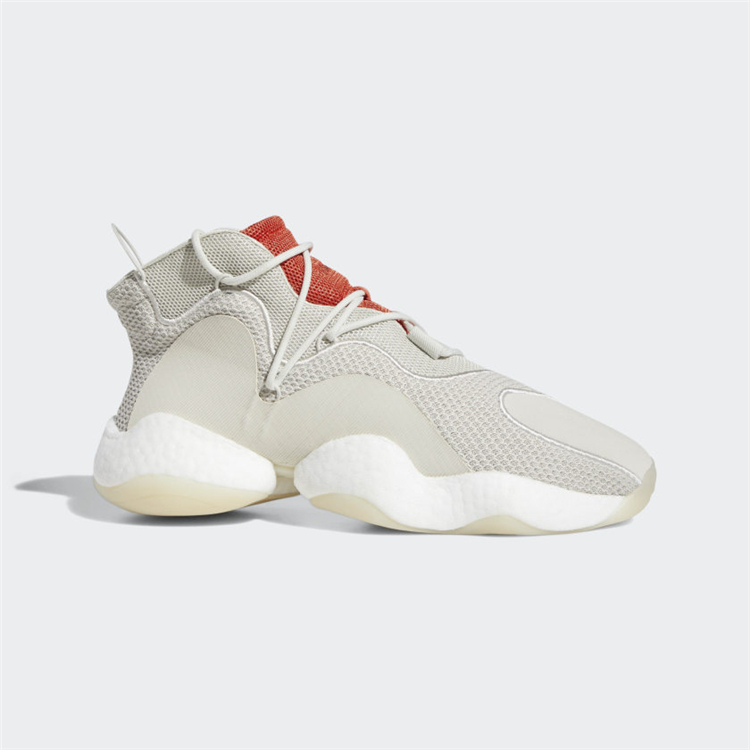 adidas Crazy BYW Boost Raw White 灰红
