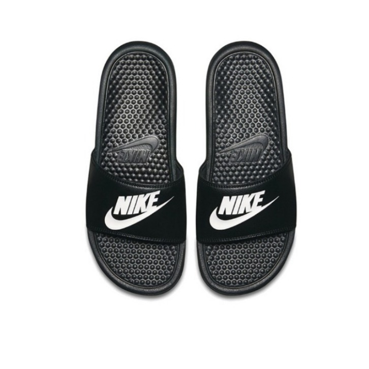 Nike Benassi Jdi Black White 黑/白字母勾