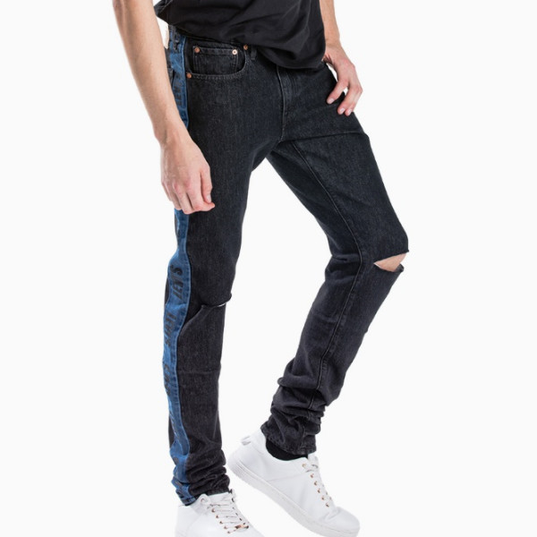 Levi's 男士叠脚升级球鞋牛仔裤