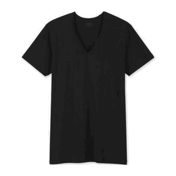优衣库UNIQLO HEATTECH 简洁款V领T恤(短袖)
