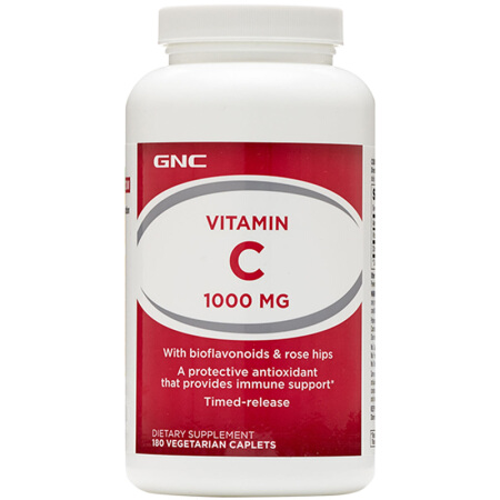 GNC 健安喜 维生素C片 1000mg*180粒