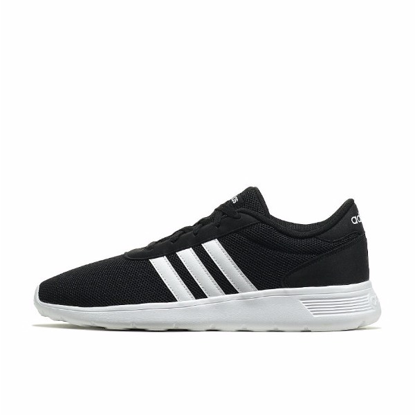 adidas NEO Lite Racer Black/White 白标黑尾