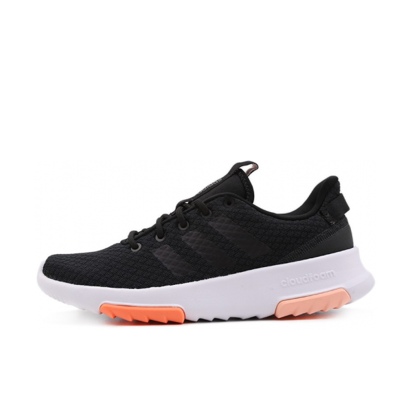 adidas Cloudfoam Racer TR 黑白/橘粉