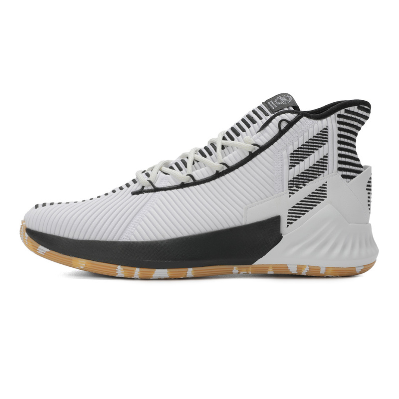 adidas D Rose 9 White/Black/Gum 50分纪念