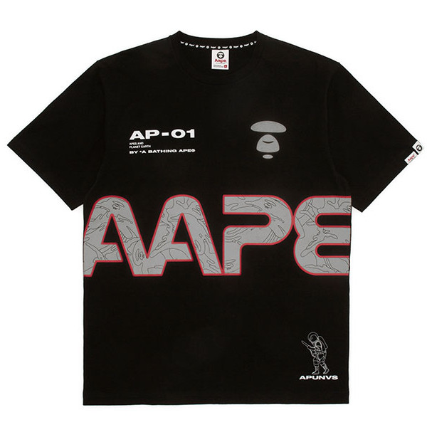 Aape 男装春夏圆领短袖T恤