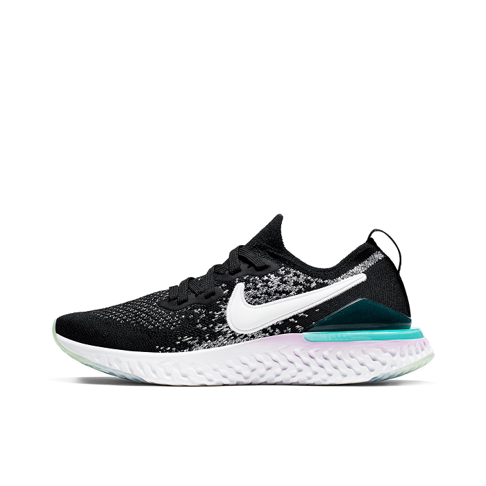 Nike Epic React Flyknit 2 白黑蓝