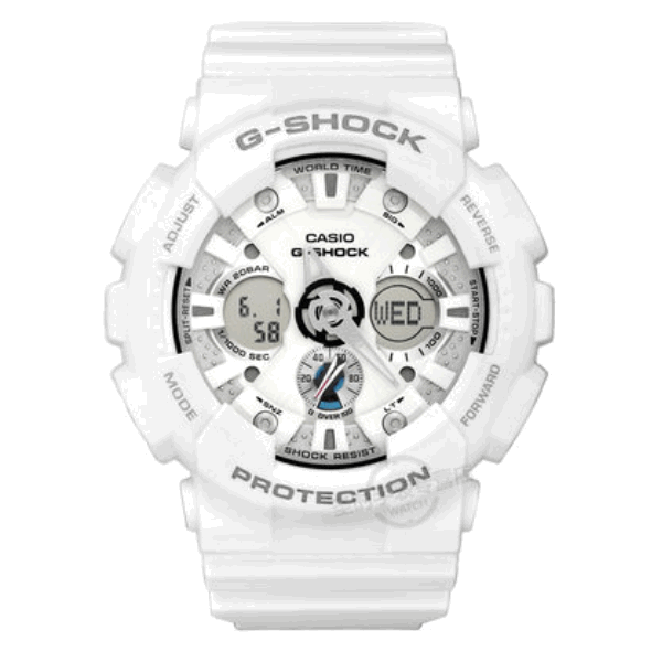热款 | Casio/卡西欧 G-SHOCK 纯白防水夜光运动表