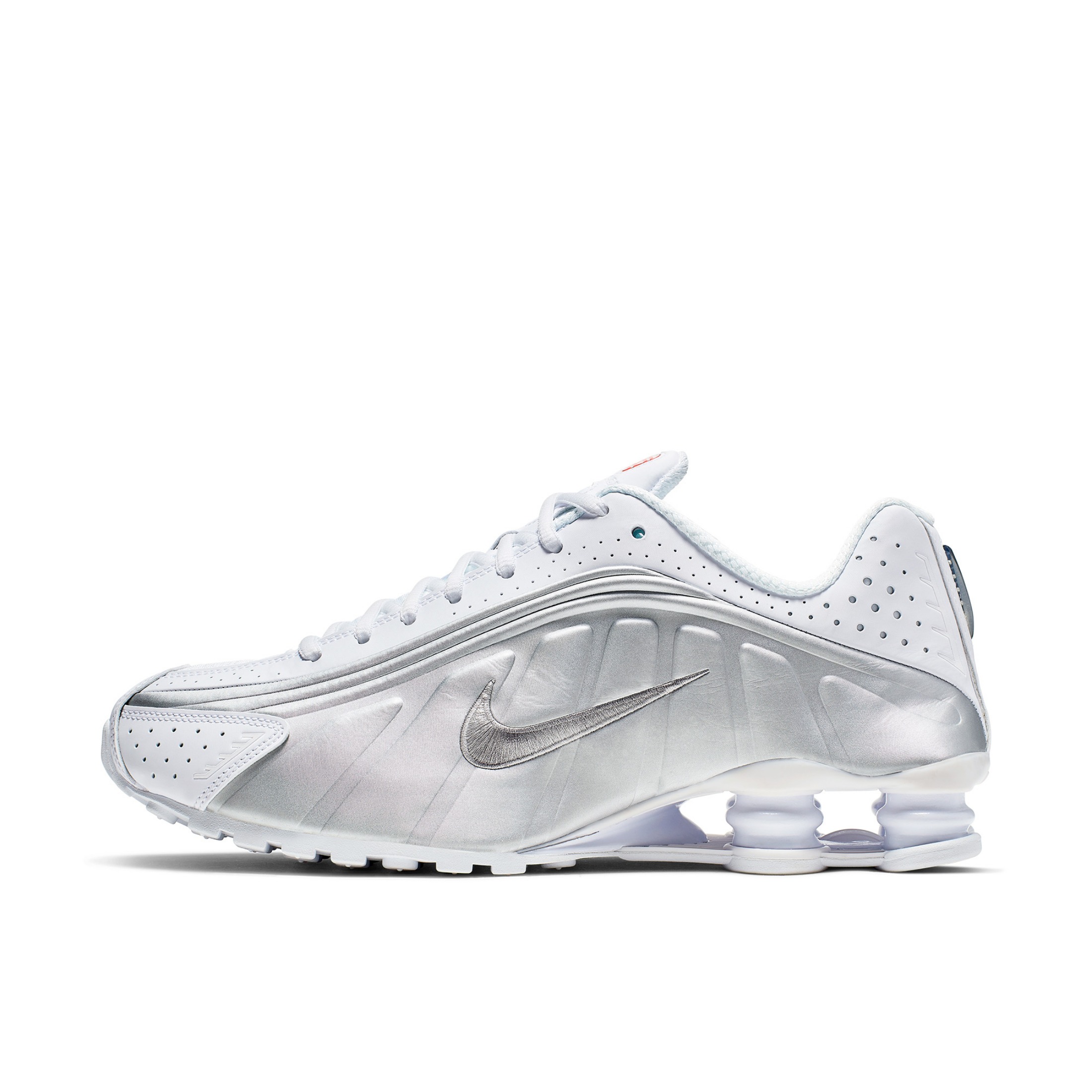 Nike Shox R4 White/Silver 白银