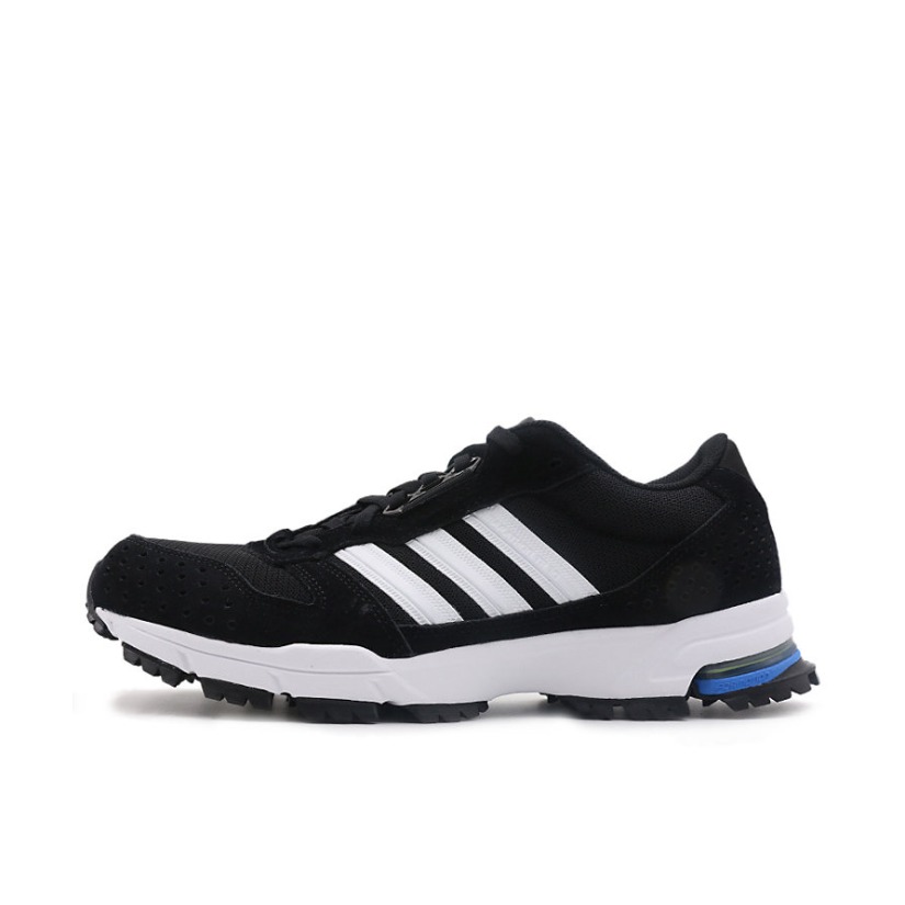 adidas Marathon 10 黑白/蓝色