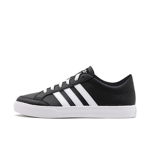 adidas VS SET Black/White 黑色皮革