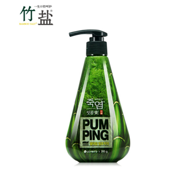 LG进口按压式竹盐牙膏285g
