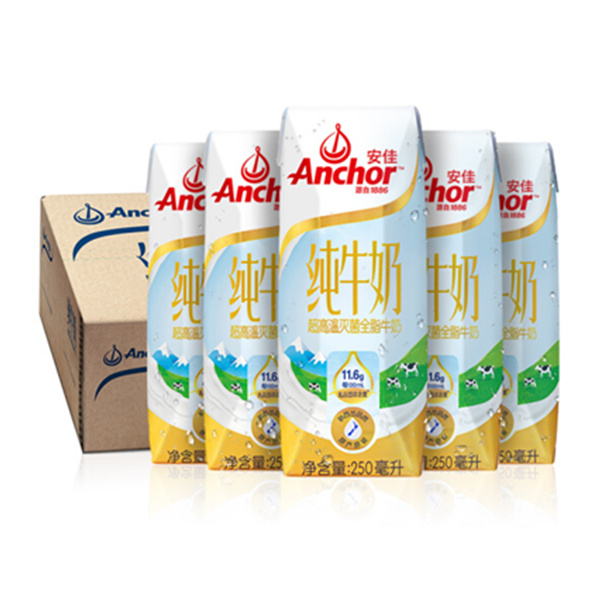 安佳 全脂UHT纯牛奶 250ml*24