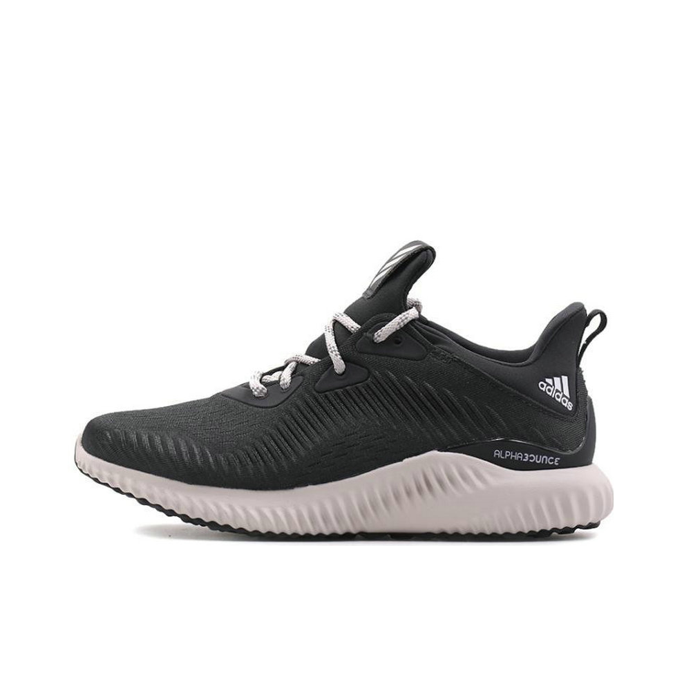 adidas Alpha Bounce Carbon/White 白灰黑