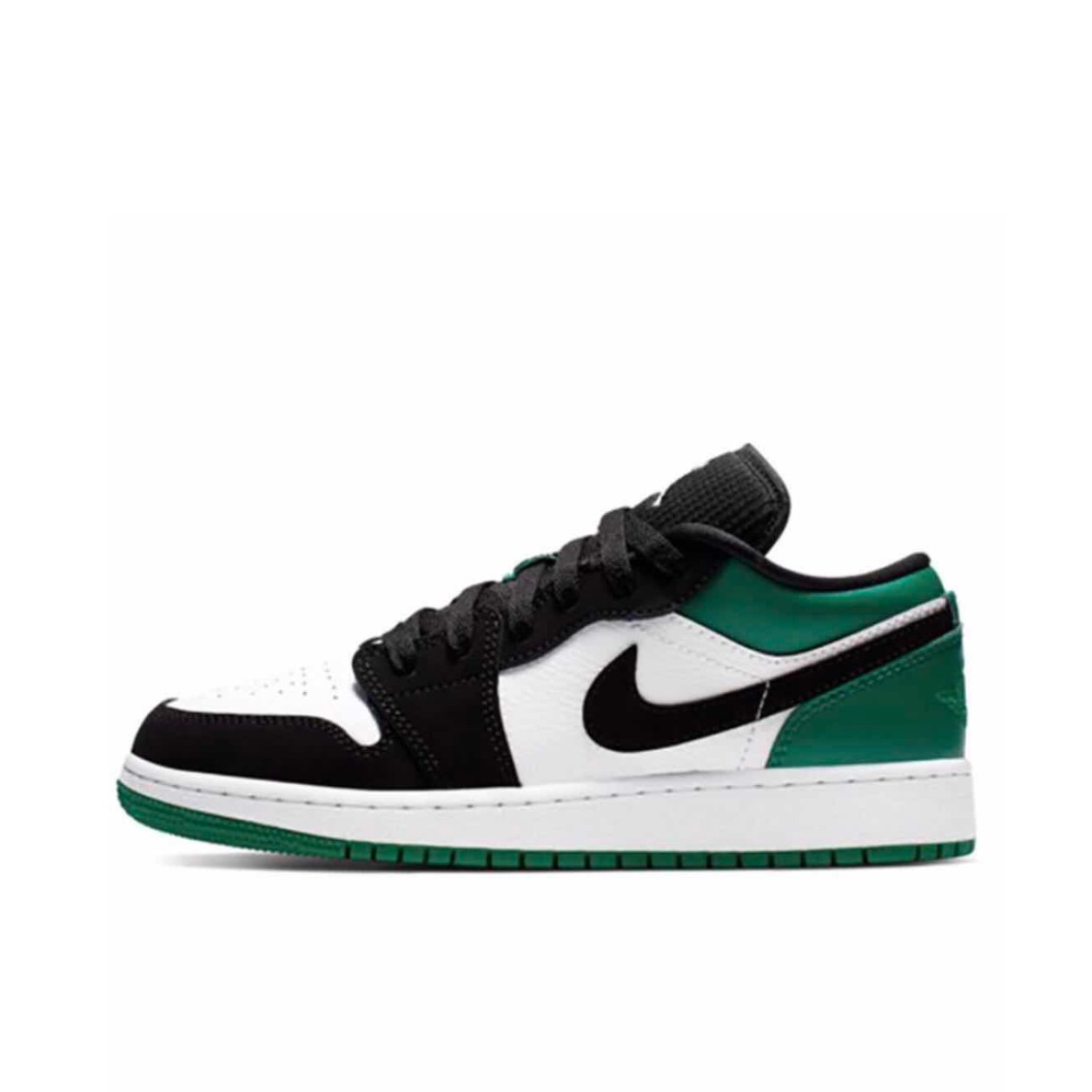 Air Jordan 1 Mystic Green 黑绿脚趾 Low