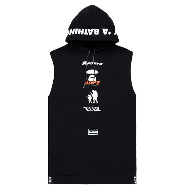 Aape 宽松LOGO织带连帽卫衣