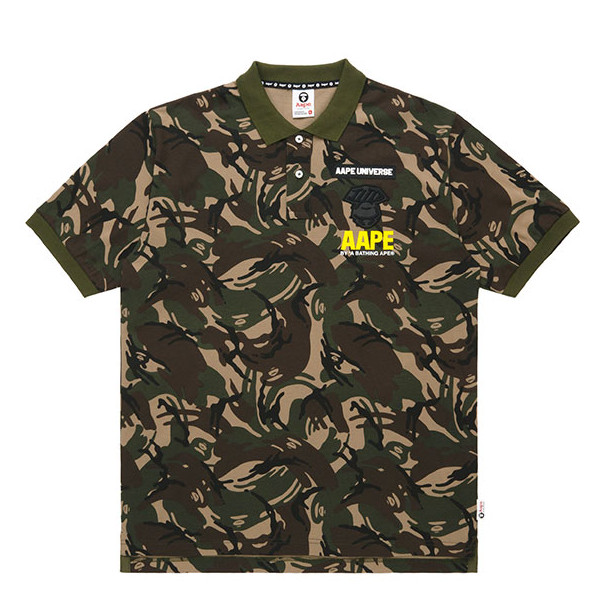Aape 潮流迷彩POLO衫