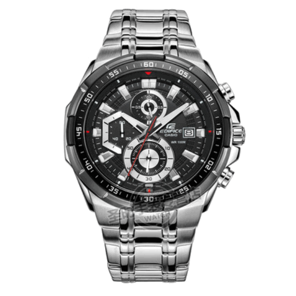 Casio/卡西欧金属系列皮带计时大盘防水男士手表