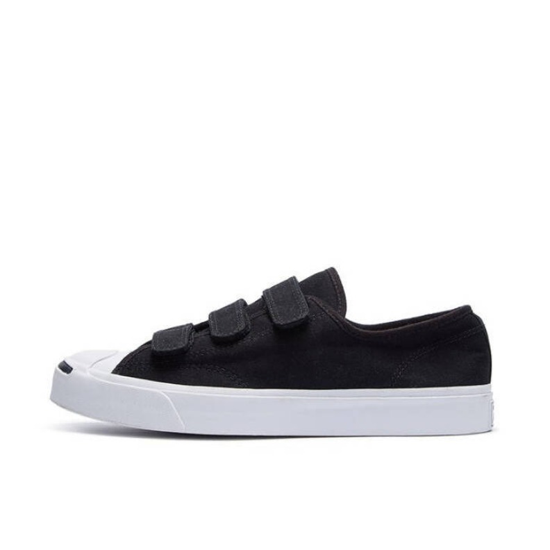 Converse Jack Purcell  黑白帆布/魔术贴