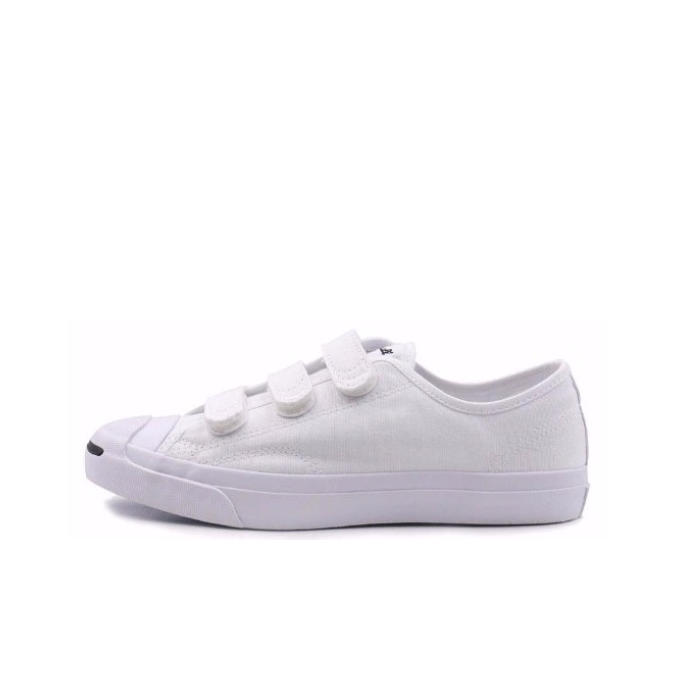 Converse Jack Purcell White 白帆布魔术贴