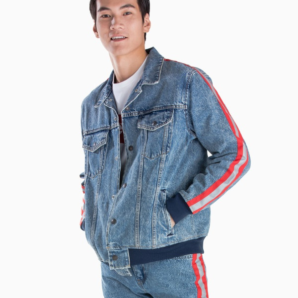 Levi's 拼接牛仔夹克