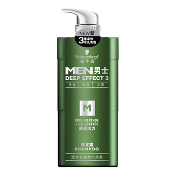 施华蔻 男士薄荷活力洗发露 450ml