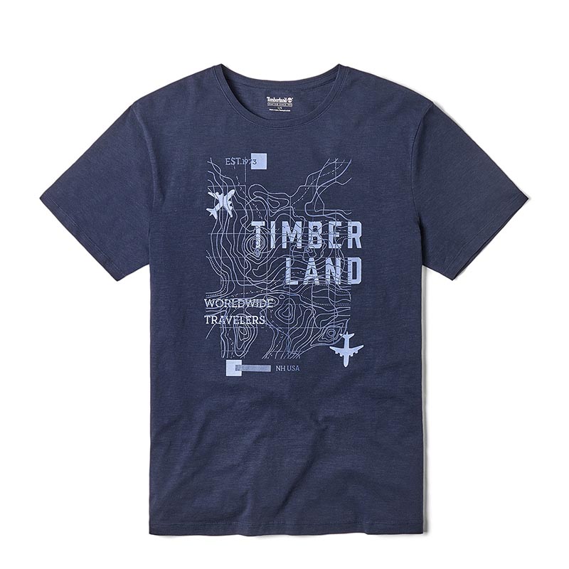 Timberland 圆领印花短袖T恤