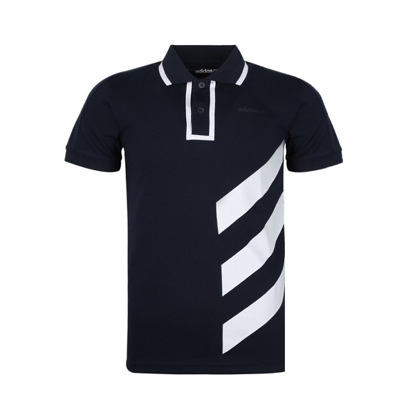 adidas 运动服翻领polo衫 DW8101  黑