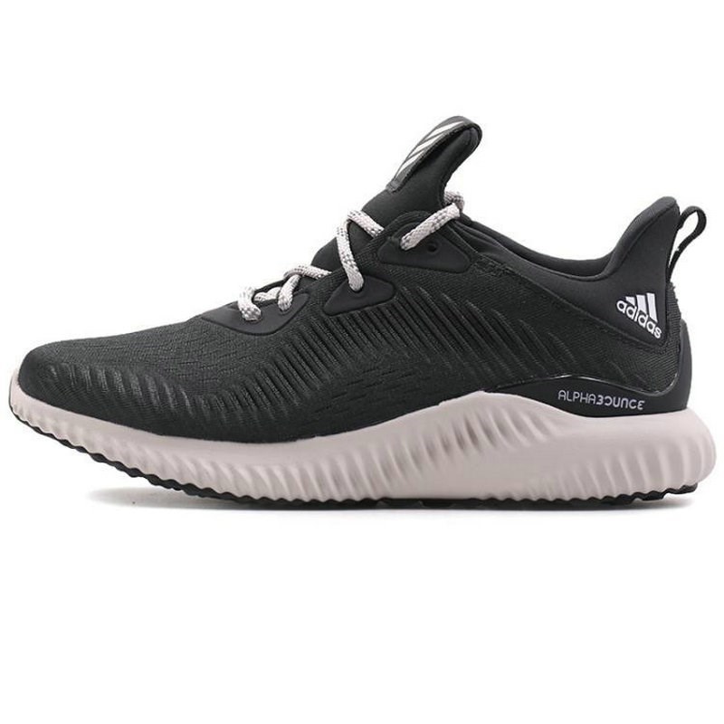 adidas Alpha Bounce Carbon/White 白灰黑