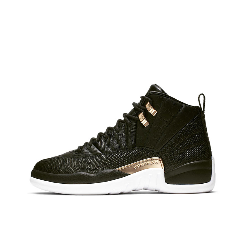 Air Jordan 12 Reptile 黑/金