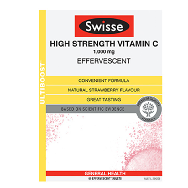 swisse 高浓度维生素C泡腾片 60片