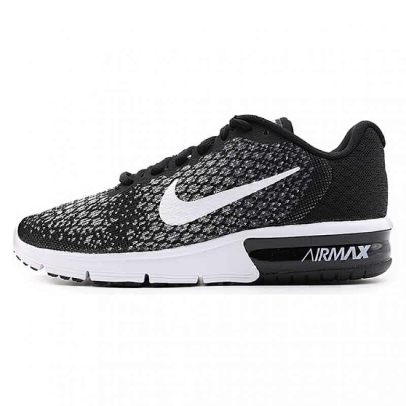 Nike Air Max Sequent 2 Black White  黑灰/白