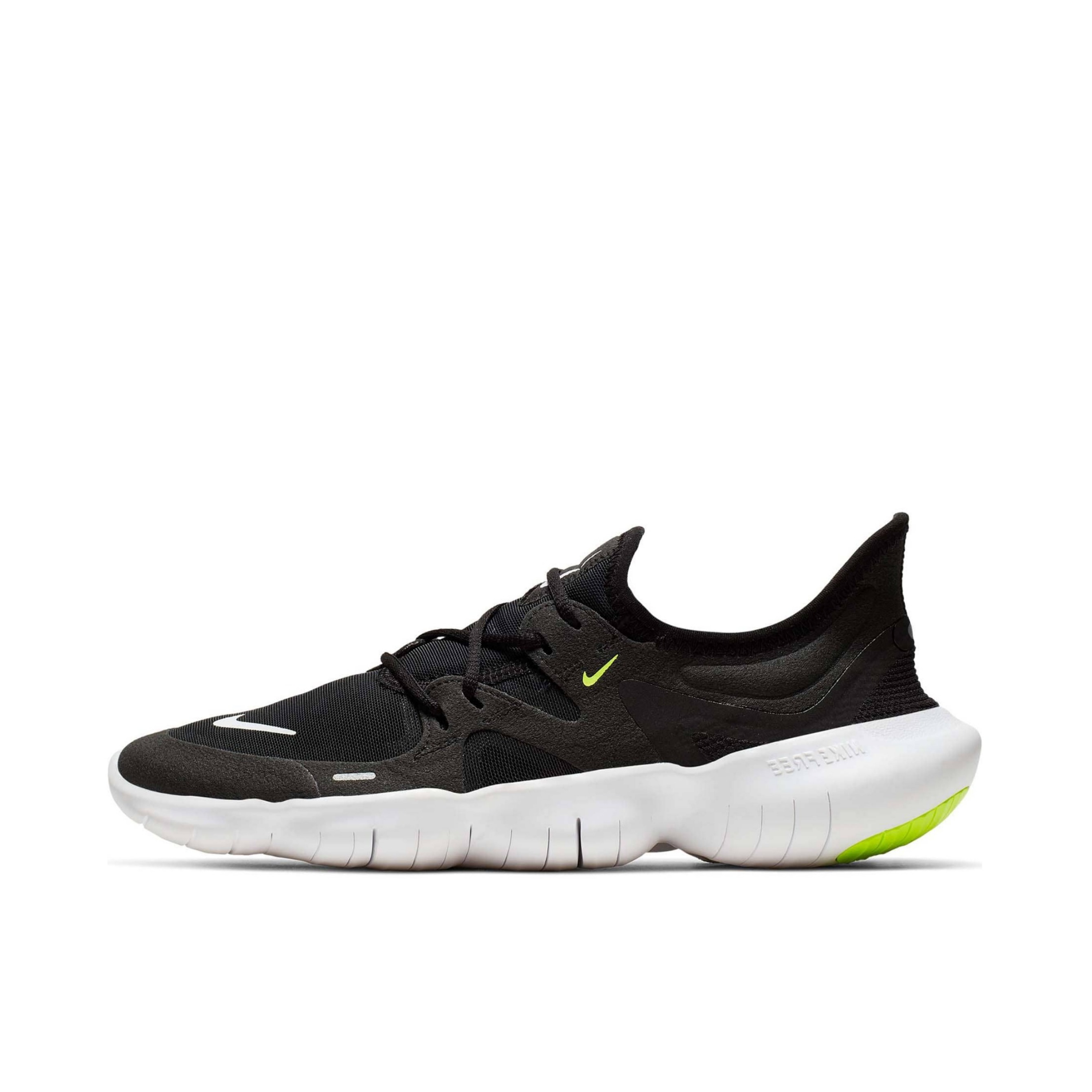 Nike Free RN 5.0 Black/White/Volt 黑白