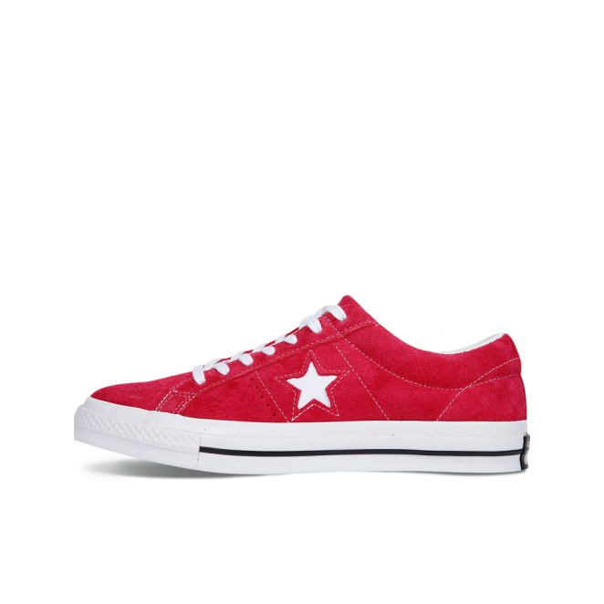 Converse One Star 粉撞色/翻毛