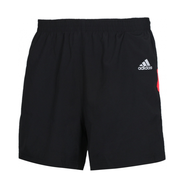 Adidas 男子跑步运动短裤 DX9700  黑