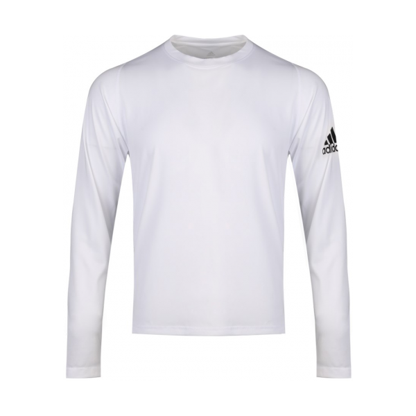 adidas 男子圆领长T恤 DQ2847   白